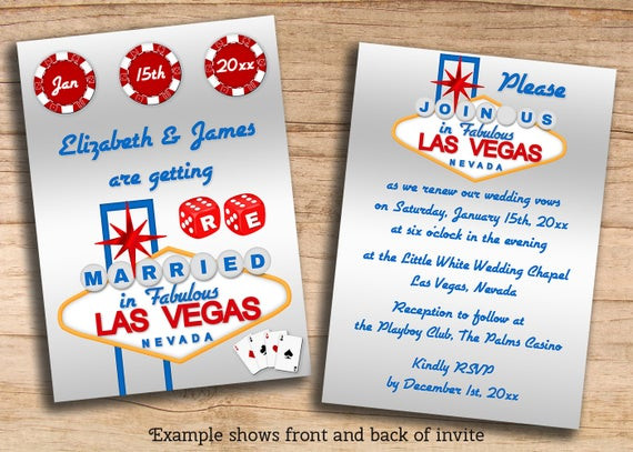 Renew Wedding Vows In Vegas
 Items similar to Las Vegas Wedding or Renewal of Wedding