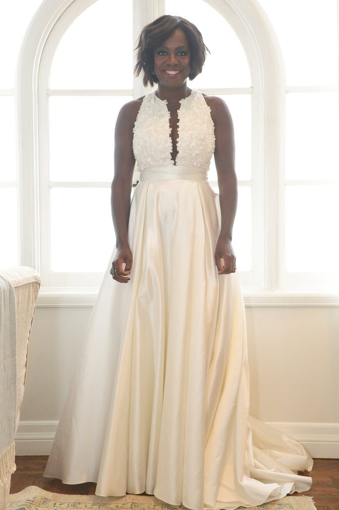 Renewing Wedding Vows Dresses
 Viola Davis’s Wedding Vows Renewal Look