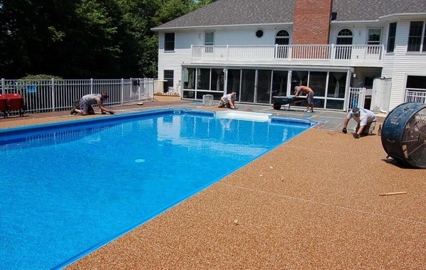 Repainting Pool Deck
 Pool Ideas Categories Old World Pool Design New Jersey