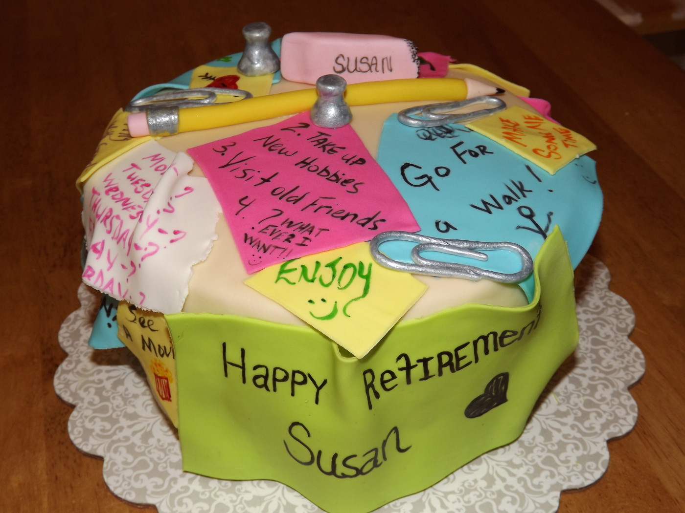 Retirement Party Cakes Ideas
 ideas for cakes minibus for retirement party