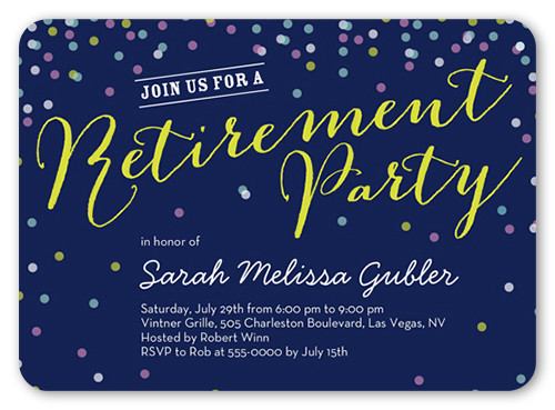 Retirement Party Invitation Ideas
 What to Write in a Retirement Card Retirement Messages