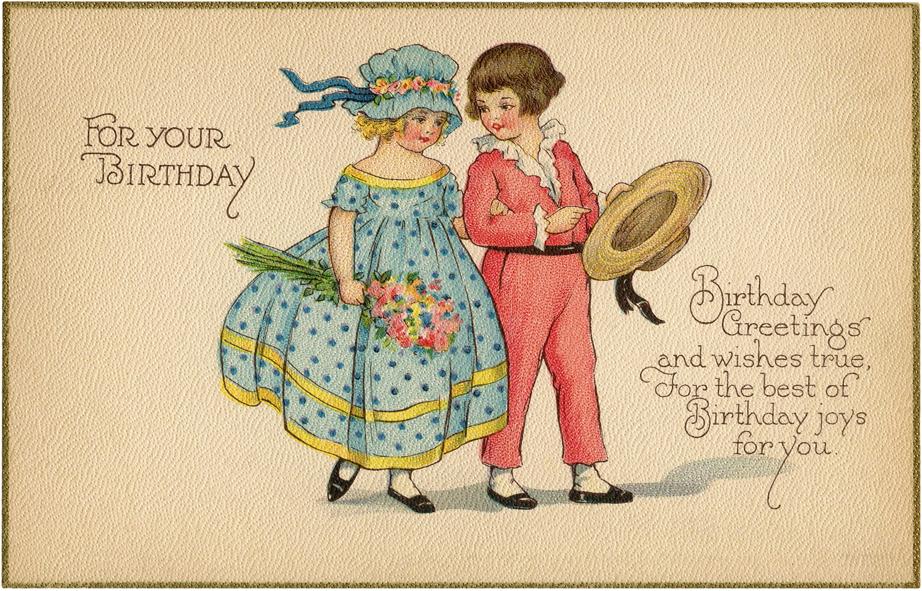 Retro Birthday Cards
 Happy Birthday To Us e Year Old This Month – Killaloe