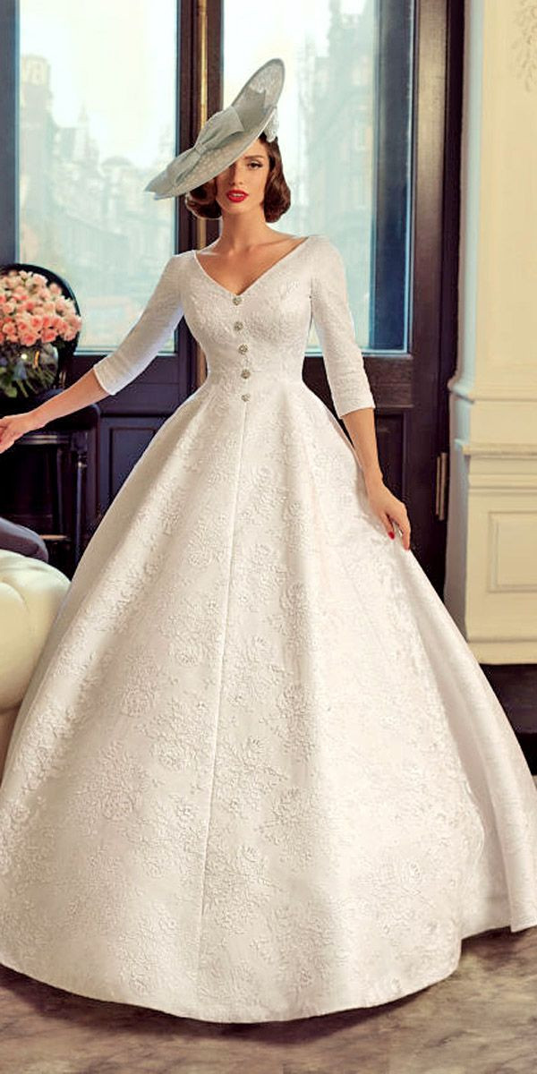 Retro Wedding Dress
 25 Long Sleeve Wedding Dresses You Will Fall in Love With