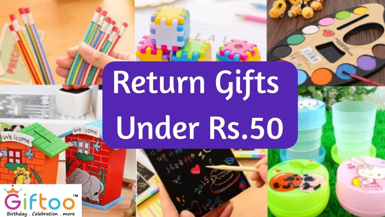 Return Gift For Birthday Party
 Return Gifts Ideas🔥🔥🔥 Under Rs 50 🤩 for Kids birthday