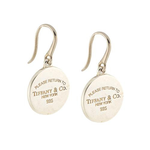 Return To Tiffany Earrings
 Tiffany & Co Return to Tiffany Round Tag Drop Earrings