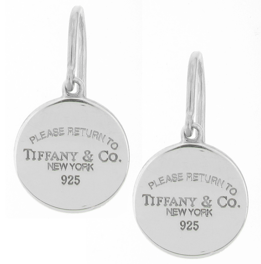 Return To Tiffany Earrings
 Return to Tiffany Drop Silver Earrings Vintage Estate