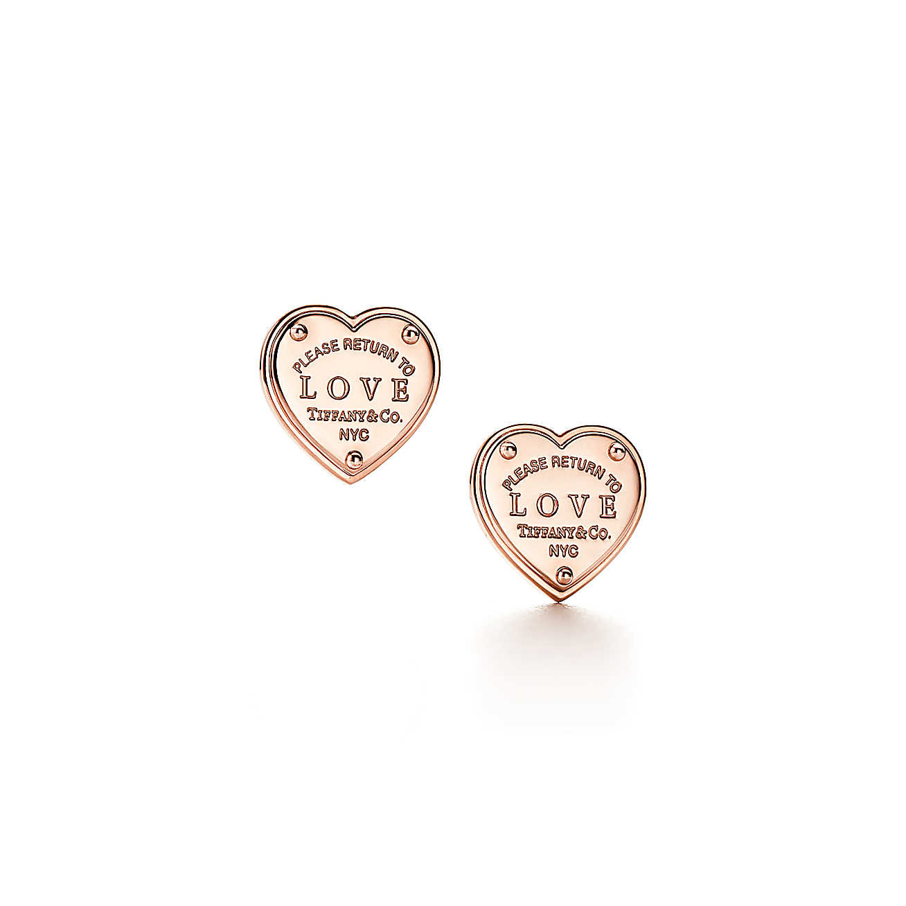 Return To Tiffany Earrings
 Return to Tiffany Love earrings in 18k rose gold