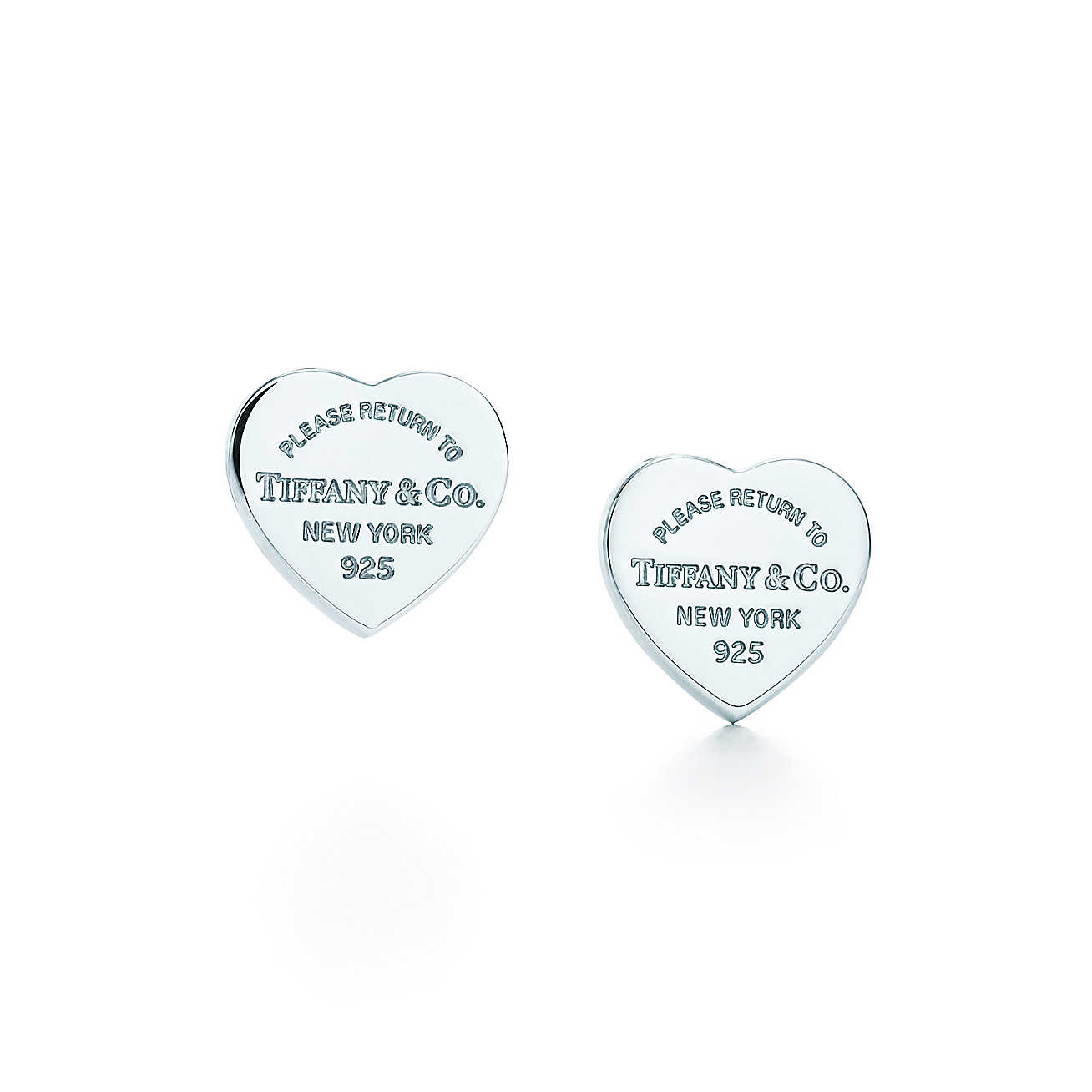 Return To Tiffany Earrings
 Return to Tiffany™ mini heart tag earrings in sterling