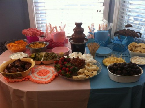 Reveal Party Food Ideas
 Oh Boy or Girl Gender Reveal Party