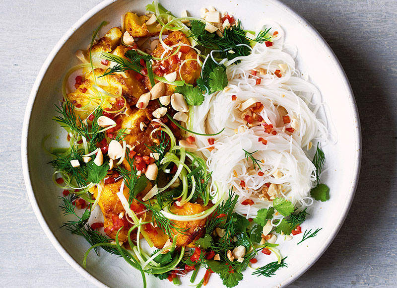 Rice Noodles Fish Book
 Donal Skehan s Vietnamese turmeric and dill fish with rice