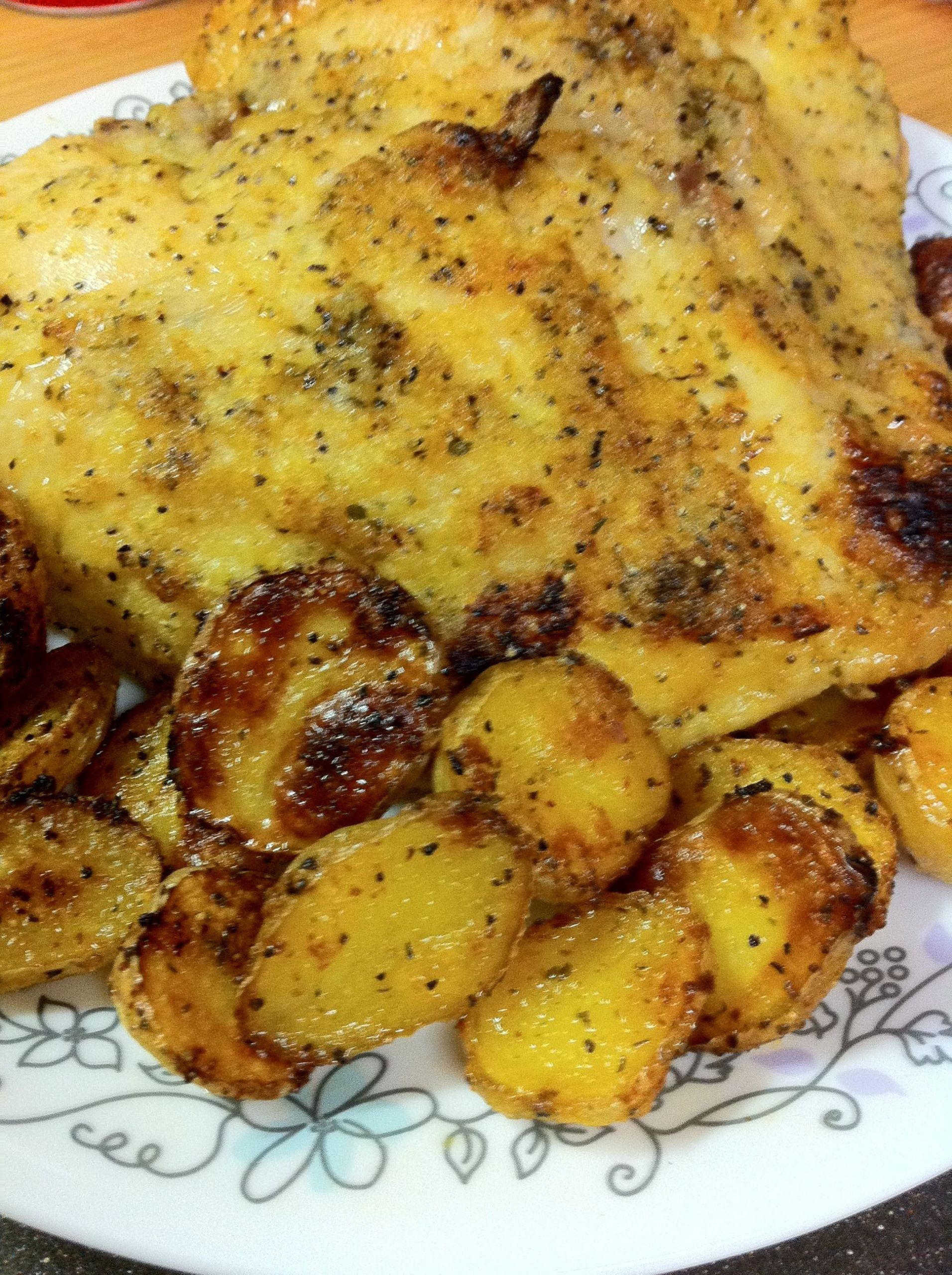 Roasted Baby Yellow Potatoes
 Easiest Roast Chicken and Baby Yellow Potatoes