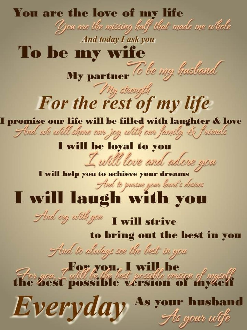 Romantic Funny Wedding Vows
 Funny Wedding Vows Make Your Guests Happy cry
