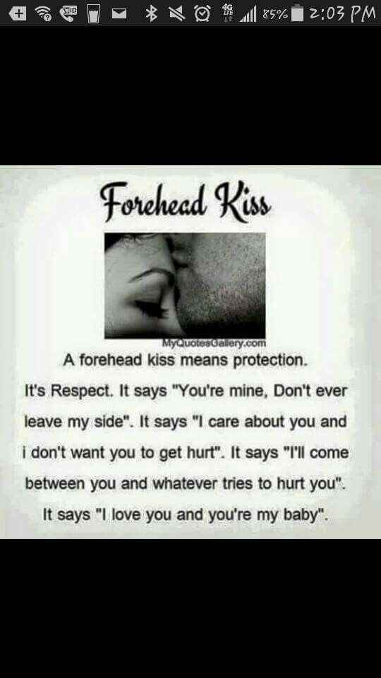 Romantic Kiss Quotes
 Best 25 Forehead kiss quotes ideas on Pinterest