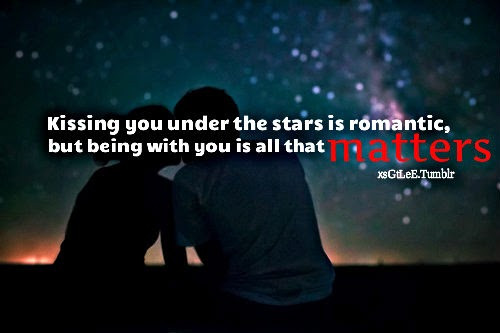 Romantic Kiss Quotes
 Romantic Quotes About The Stars QuotesGram