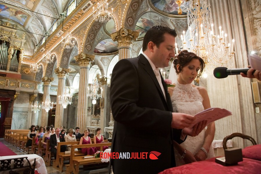 Romeo And Juliet Wedding Vows
 Catholic Weddings in Santa Margherita