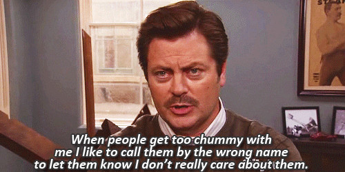 Ron Swanson Birthday Quote
 Parks And Rec Politics GIF Find & on GIPHY