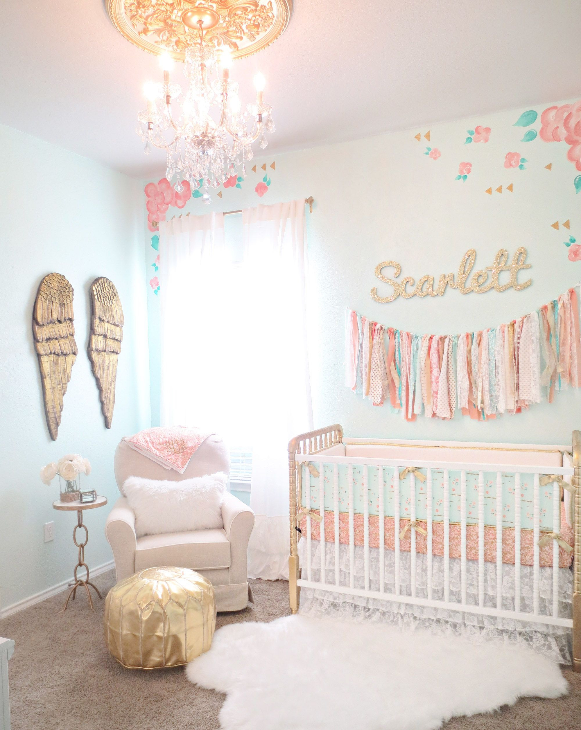 Room Decor For Baby Girls
 Design Reveal Vintage Lace Nursery