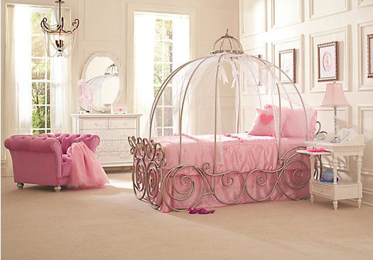 Room To Go Kids Furniture
 Shop for a Disney Princess 6 Pc Twin Carriage Bedroom at