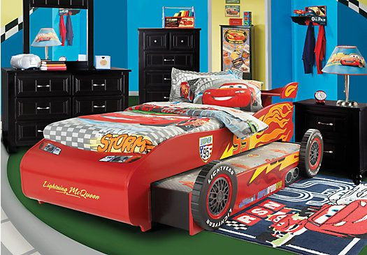 Room To Go Kids Outlet
 Shop for a Disney Cars Lightning McQueen 7 Pc Bedroom at