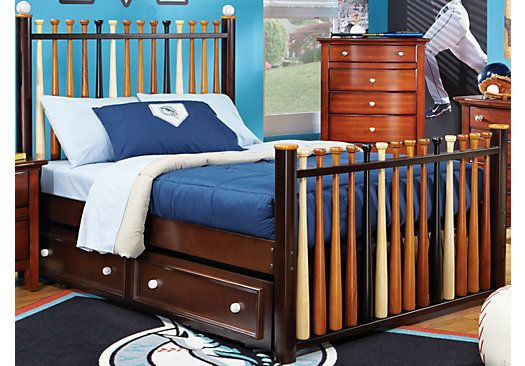 Room To Go Kids Outlet
 Shop for a Batter Up Bed 3 Pc Baseball Full Bed at Rooms