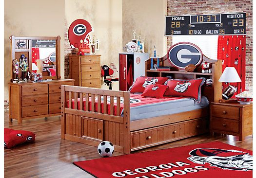 Room To Go Kids Outlet
 Shop for a NCAA Creekside 5 Pc Twin Bookcase Bedroom at