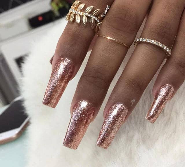 Rose Gold Nail Ideas
 50 Dazzling Ways to Create Gel Nail Design Ideas to