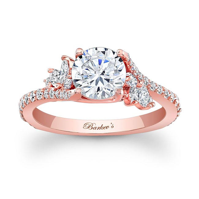 Rose Gold Wedding Ring
 Barkev s Rose Gold Engagement Ring 7908LP