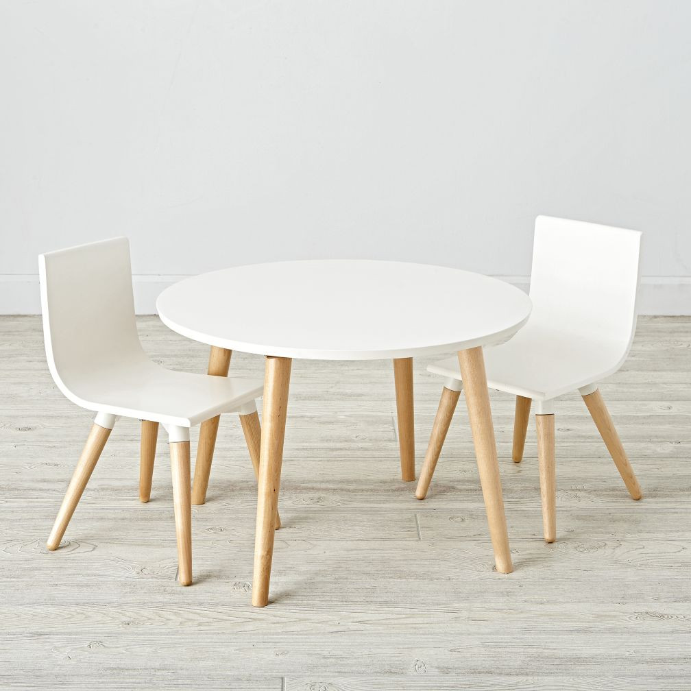 Round Kids Table
 Wooden Play Table & Chair Sets