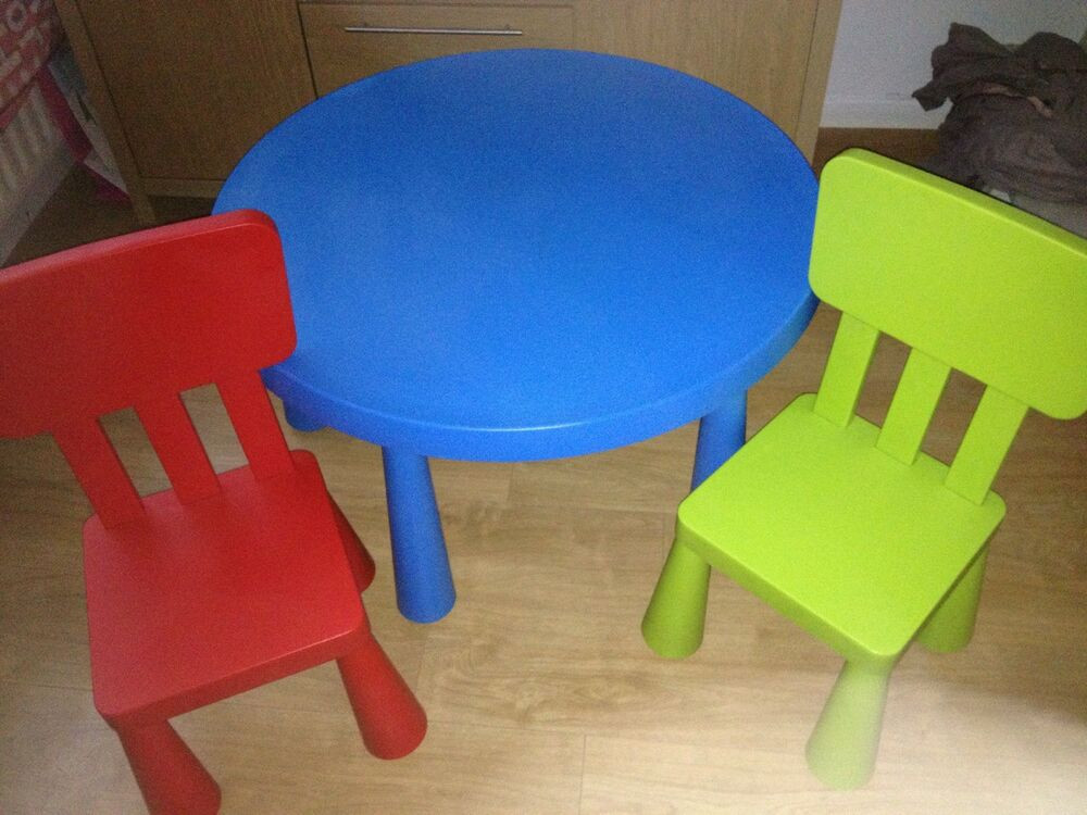 Round Kids Table
 IKEA Mammut Children s Round Table and Chairs
