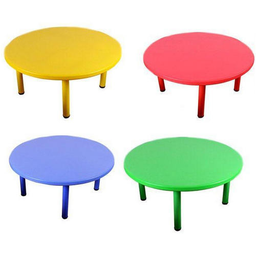 Round Kids Table
 Plastic Kids Round Table Dimension 110 X 52 Cm Rs 3000