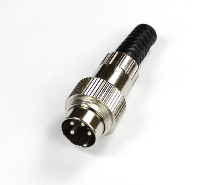 Round Pins
 BuildYourCNC 4 Pin Round Male Connector