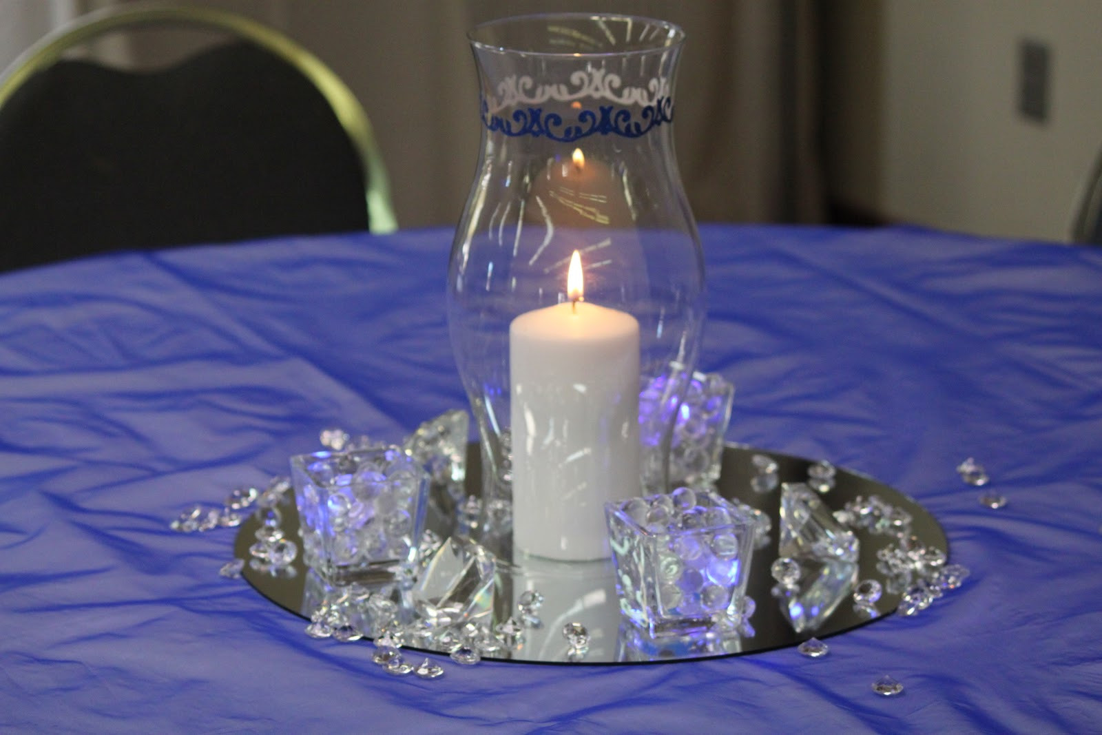 Royal Blue And Silver Wedding Decorations
 Bella Beginnings Royal Blue and Silver church wedding and