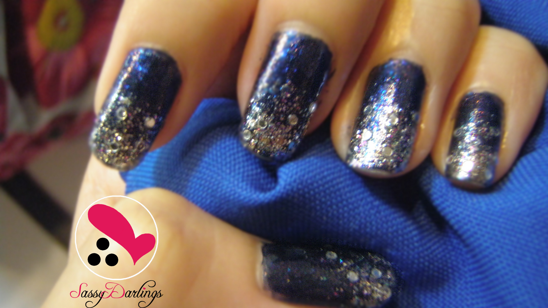 Royal Blue Glitter Nails
 Glitter Royal Blue Nails How To Remove Glitters