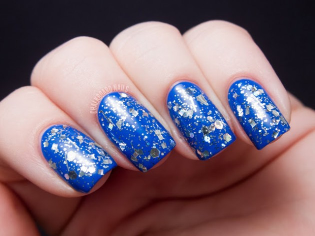 Royal Blue Glitter Nails
 15 Beautiful Royal Blue Nail Designs You Can Try to Copy