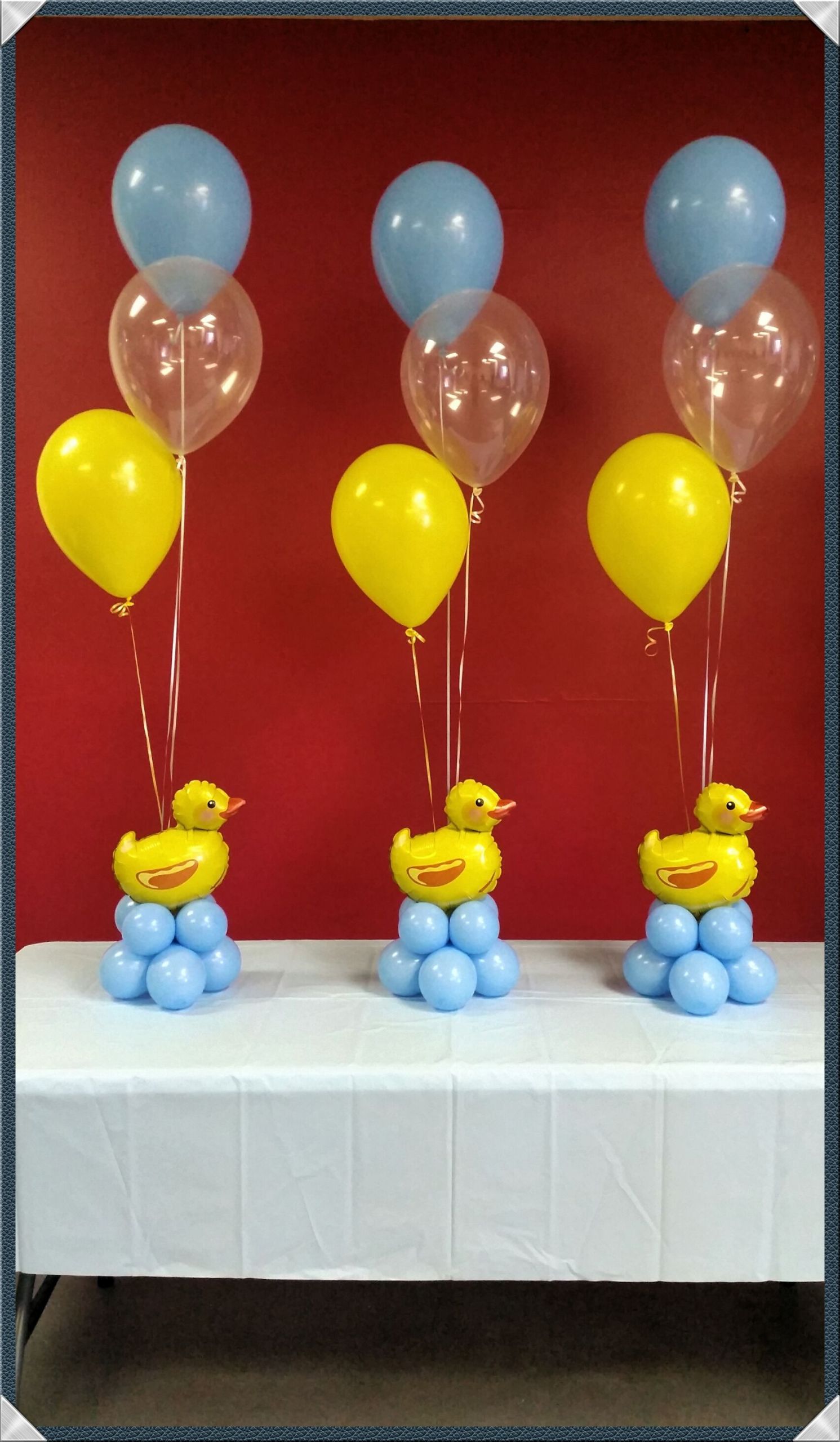 Rubber Ducky Baby Shower Decorations Ideas
 By Rosielloons in 2019