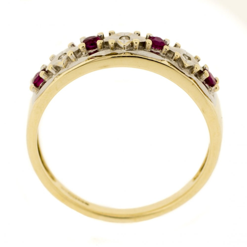 Ruby Diamond Eternity Rings
 Ruby & Diamond Decorative Eternity Ring