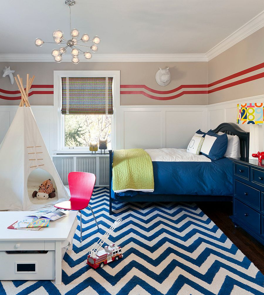 Rug For Kids Room
 25 Kids’ Bedrooms Showcasing Stylish Chevron Pattern