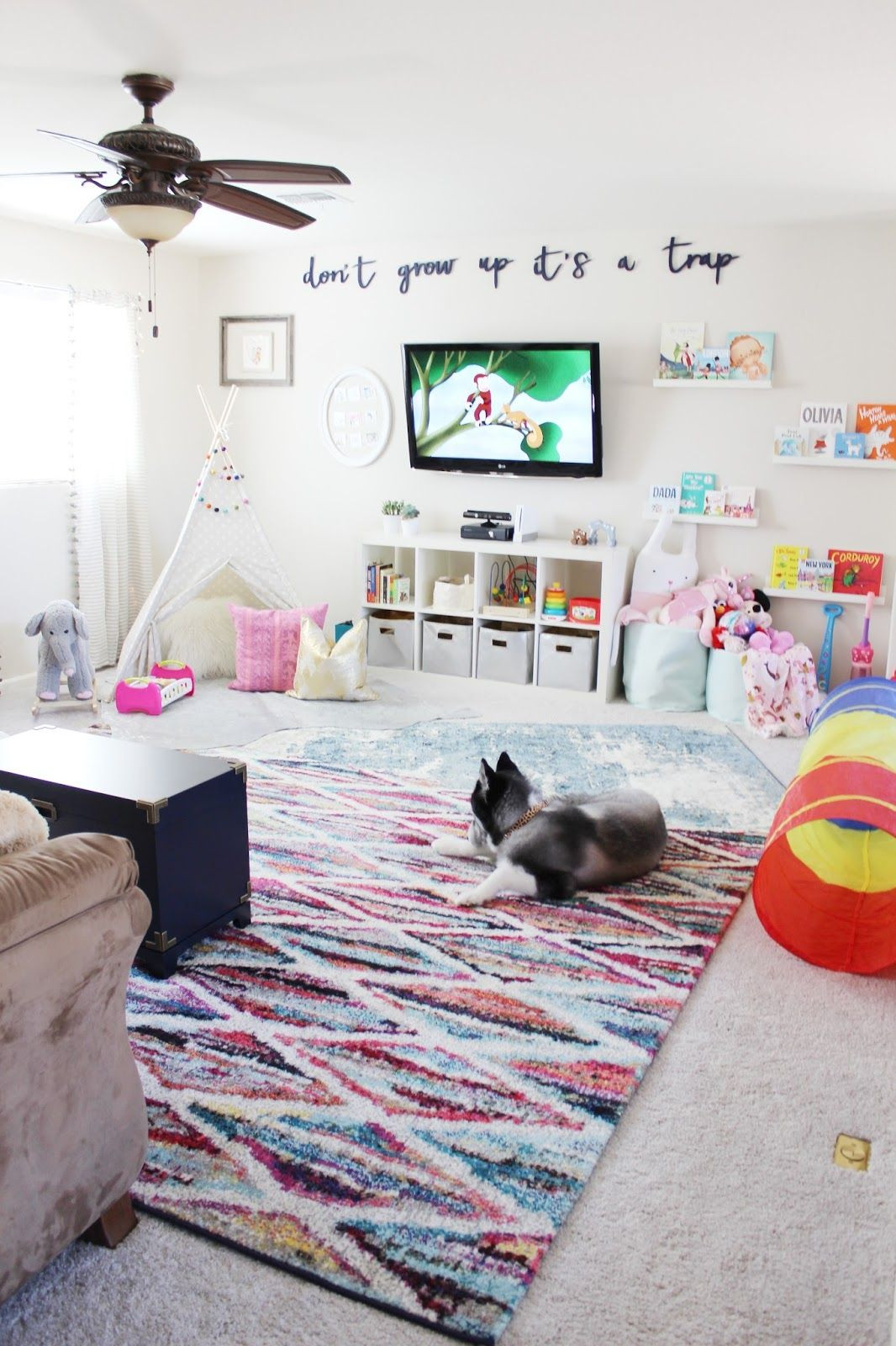 Rugs For Kids Play Room
 Playroom Reveal by Aubrey Kinch with Rugs USA s Tracce