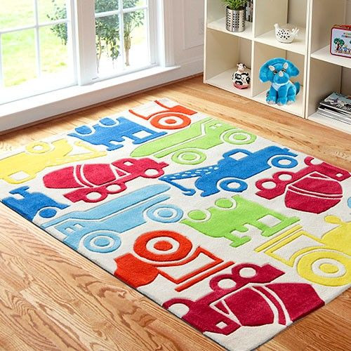 Rugs For Kids Play Room
 Kids Rug 115 x 165cm – Cars and Trucks