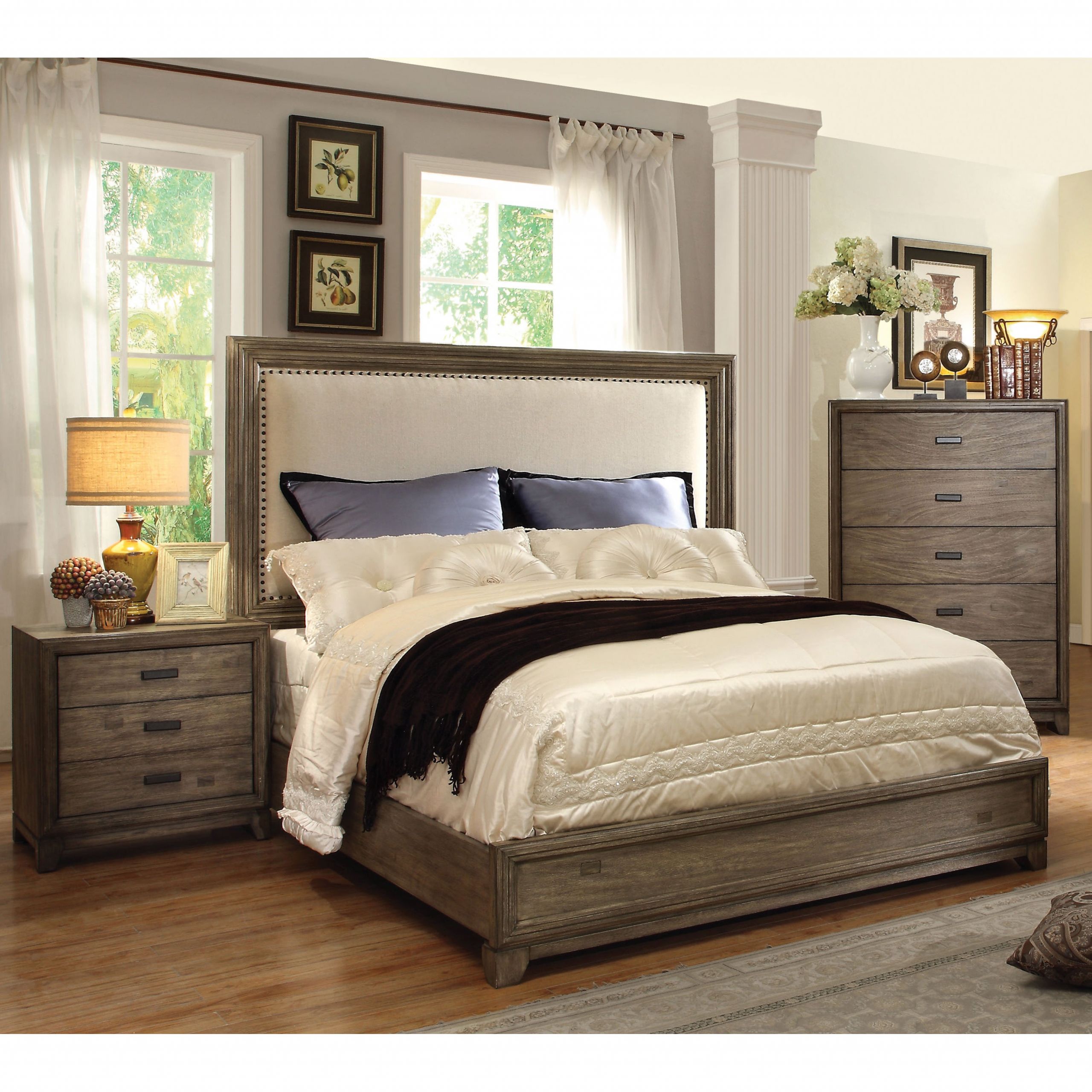 Rustic Bedroom Sets
 Shop Furniture of America Arian Rustic 3 Piece Natural Ash