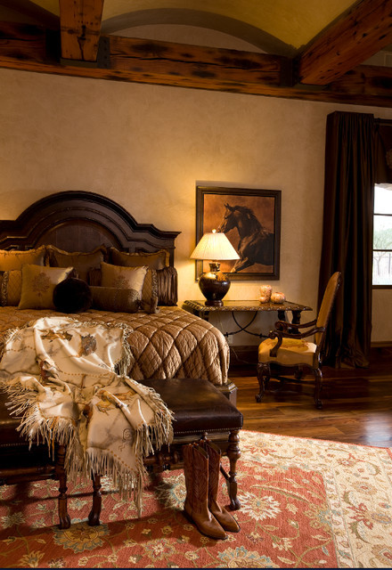 Rustic Bedroom Suite
 Ranch Master Suite rustic bedroom