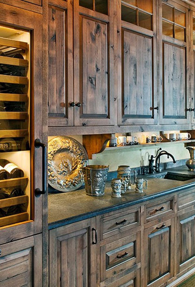 Rustic Kitchen Pictures
 Rustic Western Style Kitchen Decor Ideas 145