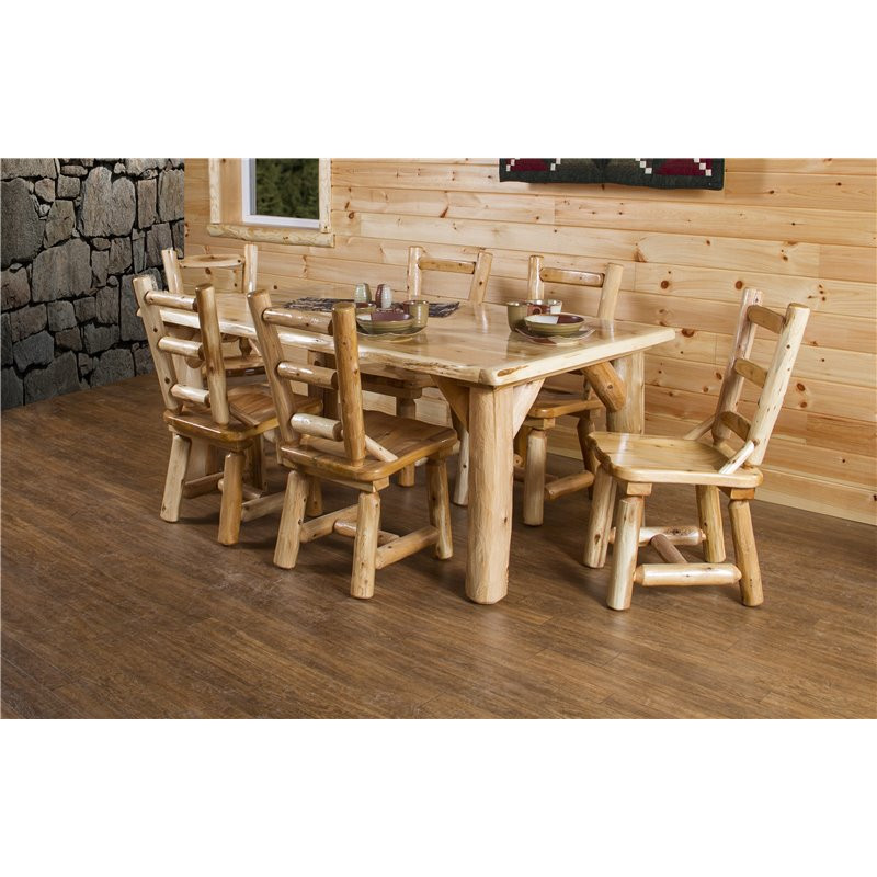 Rustic Kitchen Sets
 White Cedar Dining Set