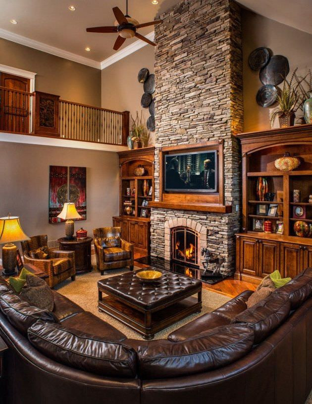 Rustic Living Rooms With Fireplace
 17 Different Types of Living Room Styles & Examples