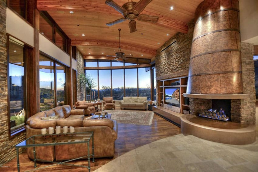 Rustic Living Rooms With Fireplace
 47 Beautiful Living Rooms Interior Design