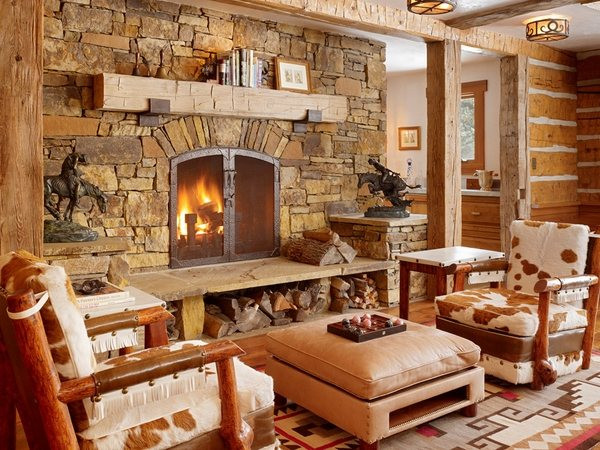 Rustic Living Rooms With Fireplace
 Rustic living room decor ideas – tips for choosing the