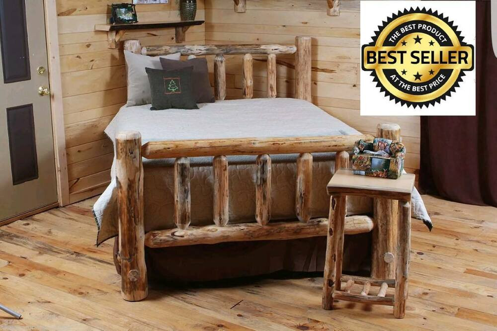 Rustic Log Bedroom Furniture
 Rustic Log Bed Log bedroom furniture Rustic Decor