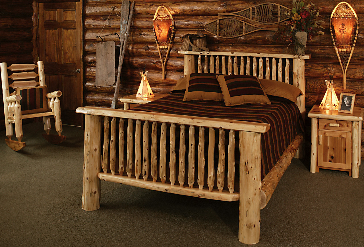 Rustic Log Bedroom Furniture
 Bedroom