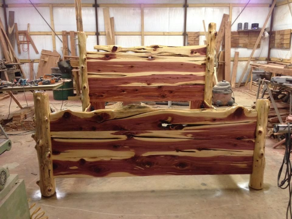 Rustic Log Bedroom Furniture
 Rustic Cedar Bed
