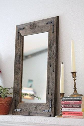 Rustic Mirror For Bathroom
 Amazon Rustic Wall Mirror Wall Mirror 18 x 24